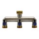 DERIVAZIONE IN METALLO A TRE VIE 3/4-3/4x3/4x3/4 (PZ 1)