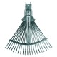 SCOPA DA GIARDINO REGOLABILE Tipo leggero - zinco cromato oro (PZ 1)