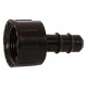 RACCORDO PORTAGOMMA CON GHIERA FEMMINA Ã¸ 16 x 3/4 (PZ 100)