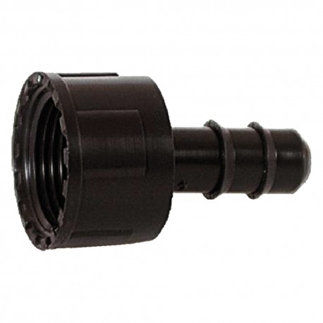 RACCORDO PORTAGOMMA CON GHIERA FEMMINA Ã¸ 16 x 3/4 (PZ 100)