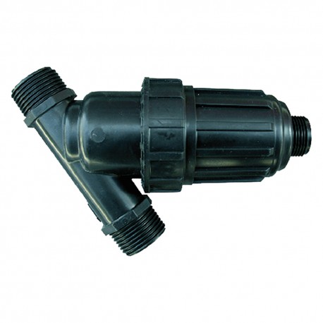 FILTRO IN LINEA 'YCV' attacchi filetto maschio 3/4 (PZ 1)