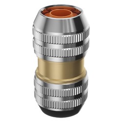 GIUNTATUBI RIPARATORE IN METALLO Art. 9612 - 1/2-5/8 blister (BL 1)