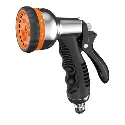 PISTOLA DA GIARDINO MULTIFUNZIONE 8 GETTI METAL Art. 9622 blister (BL 1)