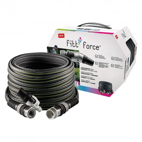 TUBO PER GIARDINO IN KIT 'FORCE' 25 mt. - grigio (PZ 1)