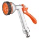 PISTOLA DA GIARDINO 7 GETTI 'BASIC METAL MULTIFUNZIONE' Art. 9618 - 7 getti blister (BL 1)