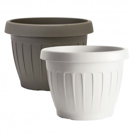 VASO TONDO Ã¸ 40 x h.30 Lt. 23 - cappuccino (PZ 1)