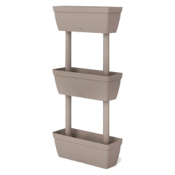 KIT FIORIERE VERTICALI kit 3 pz - colore grigio (CF 1)