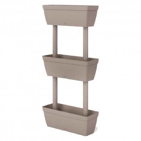 KIT FIORIERE VERTICALI kit 3 pz - colore grigio (CF 1)