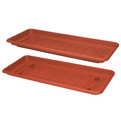 SOTTOVASO PER FIORIERA RETTANGOLARE 'MAXI' cm 78 x 33 (PZ 1)