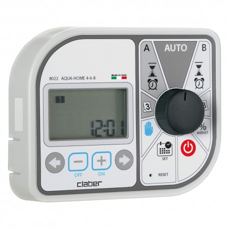 CENTRALINA PER IRRIGAZIONE 'AQUA-HOME 4-6-8' Art. 8022 - 2 programmi blister (PZ 1)