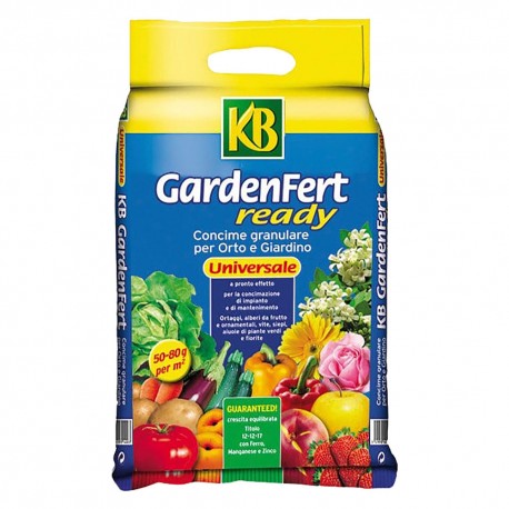 CONCIME GRANULARE UNIVERSALE 'GARDENFERT READY BLU 12-12-17' Kg. 5 (PZ 1)