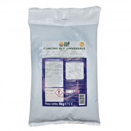 CONCIME GRANULARE UNIVERSALE BLU 'NPK 12-12-17' Kg. 5 (PZ 1)