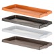 SOTTOVASO PER FIORIERA RETTANGOLARE cm 60 x 25 x 3,4 - antracite (PZ 1)