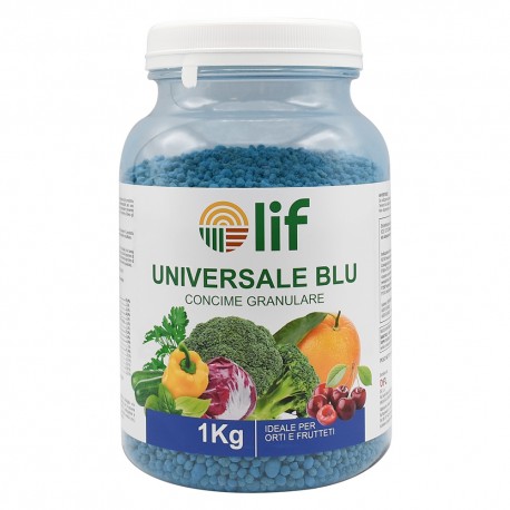 CONCIME GRANULARE UNIVERSALE BLU 'NPK 12-12-17' Kg. 1 (PZ 1)