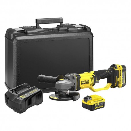 SMERIGLIATRICE ANGOLARE A BATTERIA 'SFMCG400M2K-QW' 18V - 4,0 ah Litio Ã˜ disco 125 mm (PZ 1)
