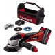 SMERIGLIATRICE ANGOLARE A BATTERIA 'TE-AG 115 LI' 18V - 4,0 Ah Litio Ã˜ disco 115 mm (PZ 1)