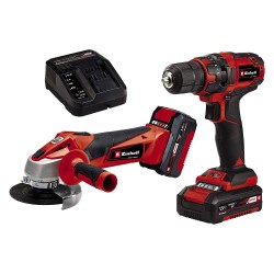 TRAPANO AVVITATORE+SMERIGLIATRICE A BATTERIA 'TC-TK 18 LI KIT' kit 2 pezzi (PZ 1)