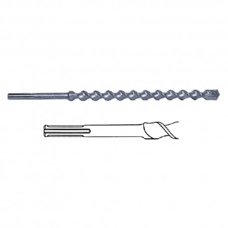 PUNTA ELICOIDALE ATTACCO SDS - MAX mm 30 x 570 (PZ 1)