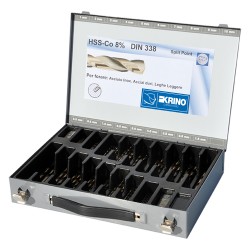 PUNTE PER METALLO HSS AL COBALTO 8% cf. 116 pz (CF 1)