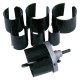 SEGHE A TAZZA set 7 pz - mm 2663 (CF 6)