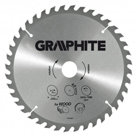 DISCO PER SEGA CIRCOLARE Ã¸ 185 mm - foro 30 mm (PZ 1)