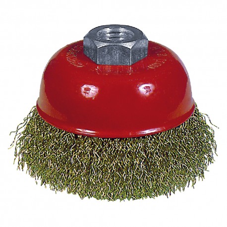SPAZZOLA A TAZZA PER SMERIGLIATRICE Ã¸ mm 80 (PZ 1)
