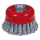 SPAZZOLA A TAZZA PER SMERIGLIATRICE filo 0,50 mm - Ã˜ 100 mm (PZ 1)
