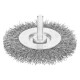 SPAZZOLA CIRCOLARE CON GAMBO Ã˜ mm 100 - spessore fili 17 mm (PZ 1)