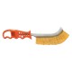 SPAZZOLA A MANO CURVA mm 260 - fili mm 0,3 (PZ 24)