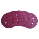 DISCO IN CARTA ABRASIVA CON VELCRO FORATO art. 349.73 - gr. 40 (CF 1)