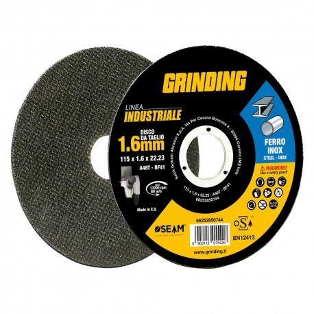 MOLA ABRASIVA PER INOX/FERRO 'GRINDING LINEA INDUSTRIALE' Ã¸ 230 x 2,0 (PZ 5)