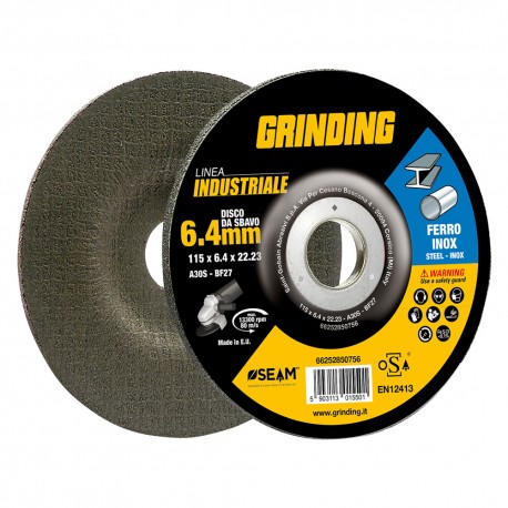 MOLA ABRASIVA DA SBAVO 'GRINDING LINEA INDUSTRIALE' Ã¸ 230 x 6,8 (PZ 10)
