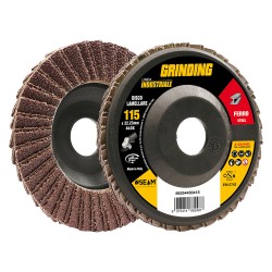 DISCO LAMELLARE PER FERRO 'GRINDING LINEA INDUSTRIALE' Ã¸ 115 gr. 80 (PZ 10)
