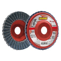 DISCO LAMELLARE PER ACCIAIO INOX 'FORZA' Ã¸ 115 gr. 80 (PZ 10)
