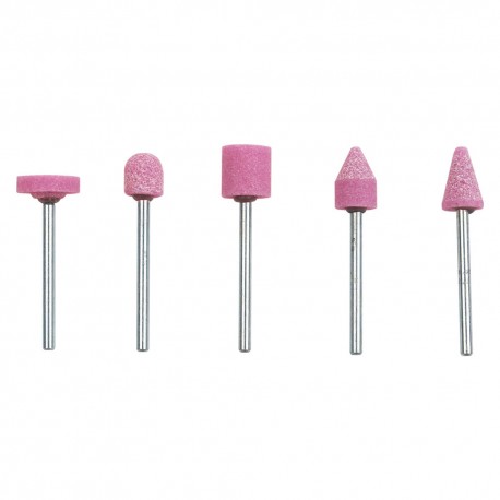MOLE ABRASIVE AL CORINDONE ROSA '398.00' set 5 pezzi (CF 1)
