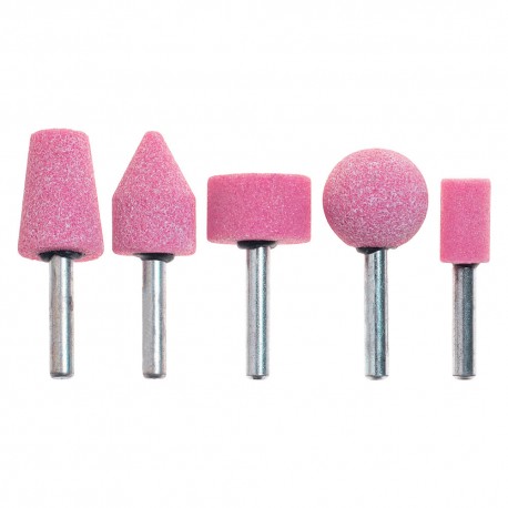 MOLE ABRASIVE AL CORINDONE ROSA '399.00' set 5 pezzi (CF 1)