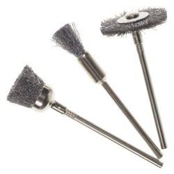 SET MINI SPAZZOLE PER TRAPANO set 3 pezzi (BL 1)