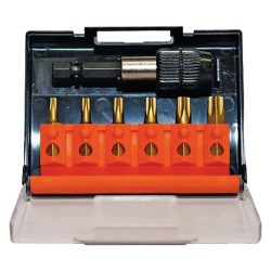 PORTAINSERTO CON INSERTI TORX 7 pz (CF 1)
