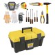 CASSETTA PORTA ATTREZZI COMPLETA cm 38 x 17 x h 17 - 26 pezzi totali (PZ 1)