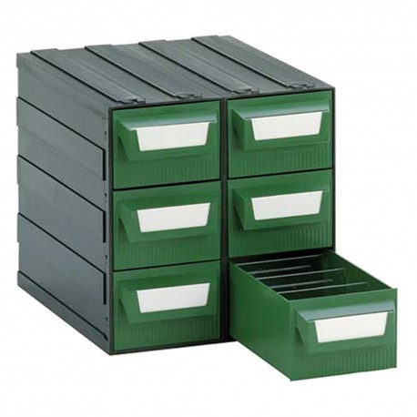 CASSETTIERA MODELLO 'L' cm 22 x 26 x 23 - colore verde (PZ 1)