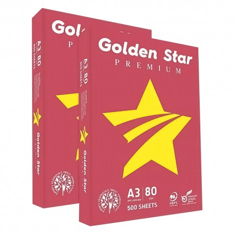 CARTA UFFICIO 'GOLDEN STAR PREMIUM' A3 - 42 x 29,7 cm (CF 5)