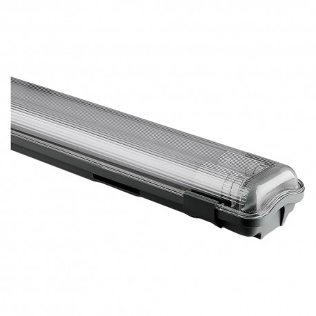 PLAFONIERA DOPPIO TUBO LED 2 x 18W-4000K mm.1260 x 112 x 63 mm (PZ 1)
