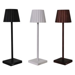 LAMPADA DA TAVOLO RICARICABILE 'K-LIGHT' corpo colore bianco (PZ 1)