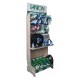 ESPOSITORE MATERIALE ELETTRICO CIVILE\INDUSTRIALE 112 pezzi misti (CF 1)