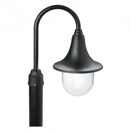 LANTERNA TESTA-PALO 'MARINE' 60 W - cm 41 x 22 x 33 nero (PZ 1)