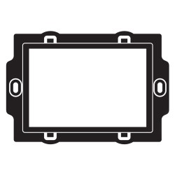 SUPPORTO MODELLO 'PL' PER SERIE PLAIN 3 moduli (PZ 1)