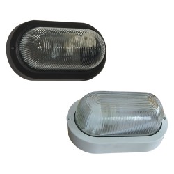 PLAFONIERA 'OVALE' colore nero (PZ 1)