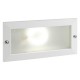 SEGNA PASSO LED INCASSO RETTANGOLARE APERTO 'ESCAPE' colore bianco - 10 watt (PZ 1)