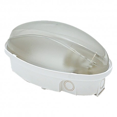 PLAFONIERA LED 'OVALE' calotta opalina - luce naturale (PZ 1)