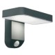 APPLIQUE SOLARE LED 'SOLARE' 4,5 W - cm 18 x 13 x 12 grafite (PZ 1)